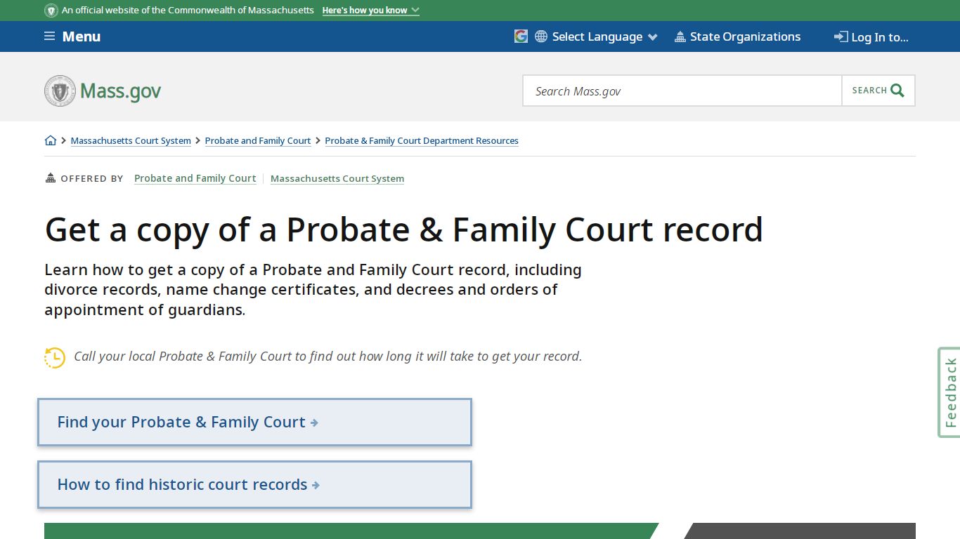 Get a copy of a Probate & Family Court record | Mass.gov